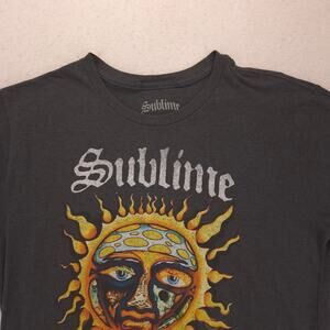 Sublime Band Short Sleeve Crew Neck Graphic T Shirt Mens Size Medium M Gray